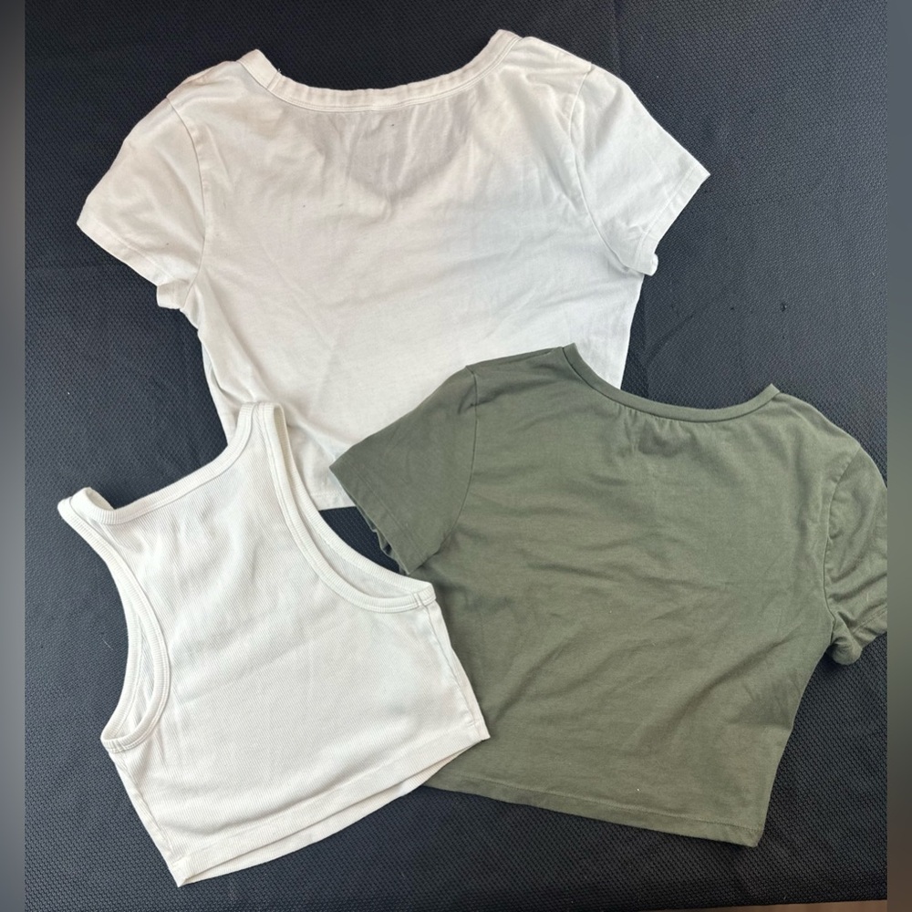Wild Fable BUNDLE - 3 shirt crop tops- woman Med